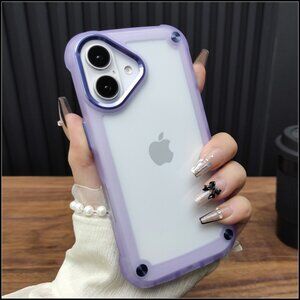 Lavender Frosted Case with Metallic Camera Trim